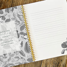 guest book with black pages